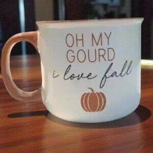 Oh My Gourd I Love Fall Mug 15 oz